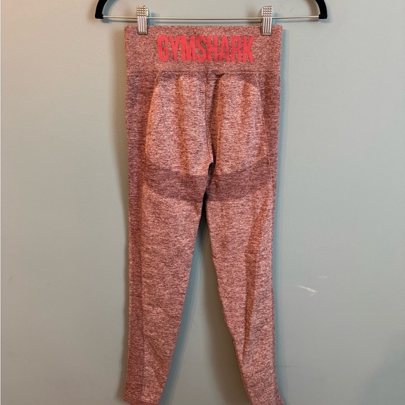 Gymshark Women's Burgundy Long Sleeve Workout Top and Leggings Set - Picture 5 of 9